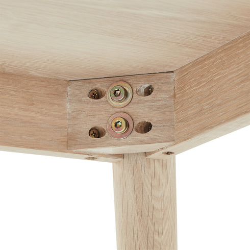 Square Coffee Table Nyborg 70x70 - White Oil